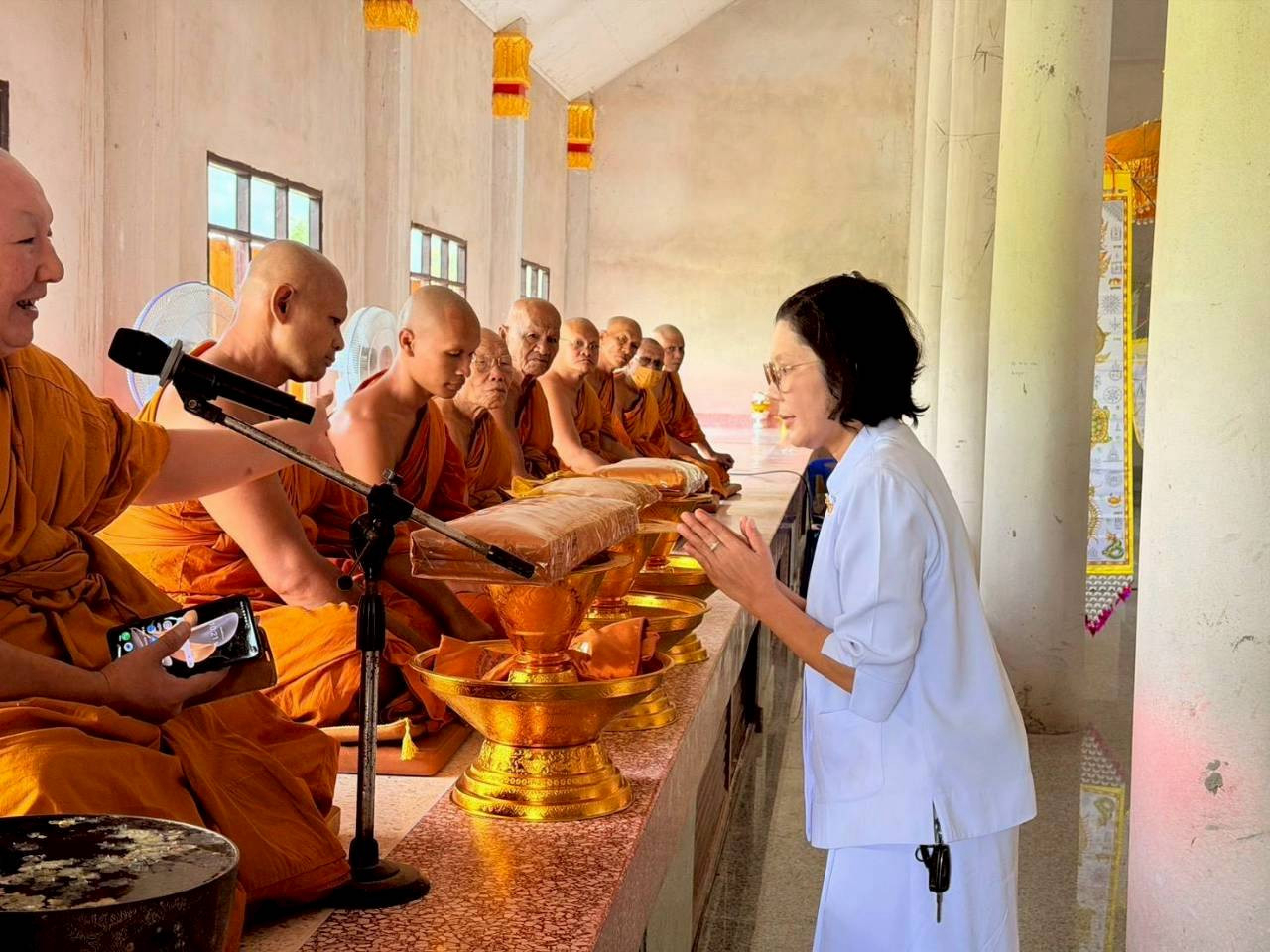 ภาพร่วมพิธีกรรมวัดอุดมสุวรรณ