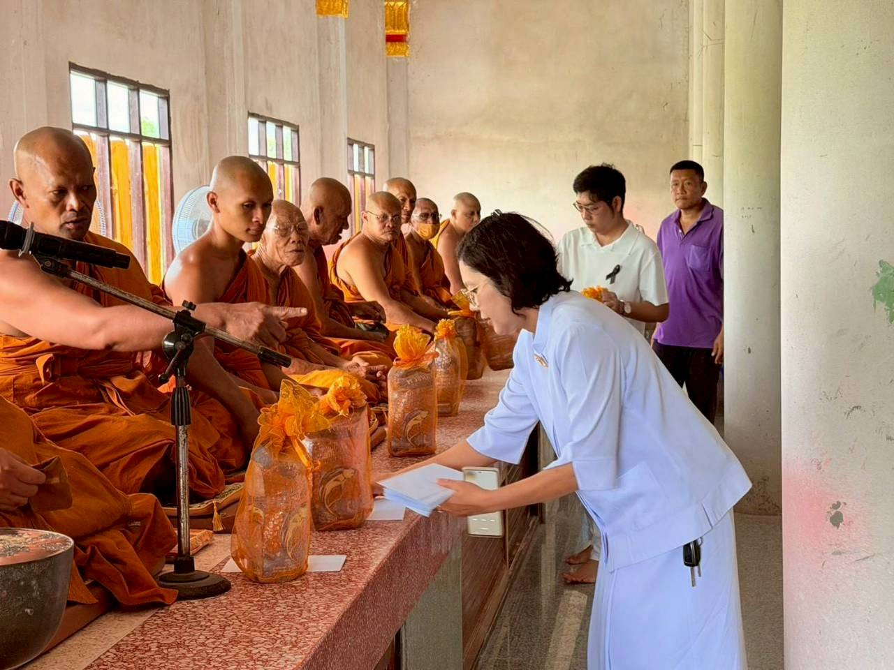 ภาพร่วมพิธีกรรมวัดอุดมสุวรรณ