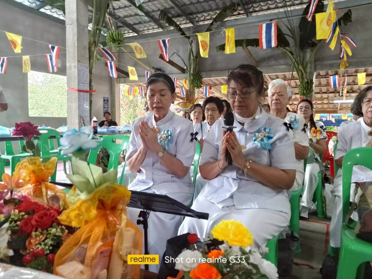 ภาพกล่าวคำถวายกฐินสำนักสงฆ์สันติสุข