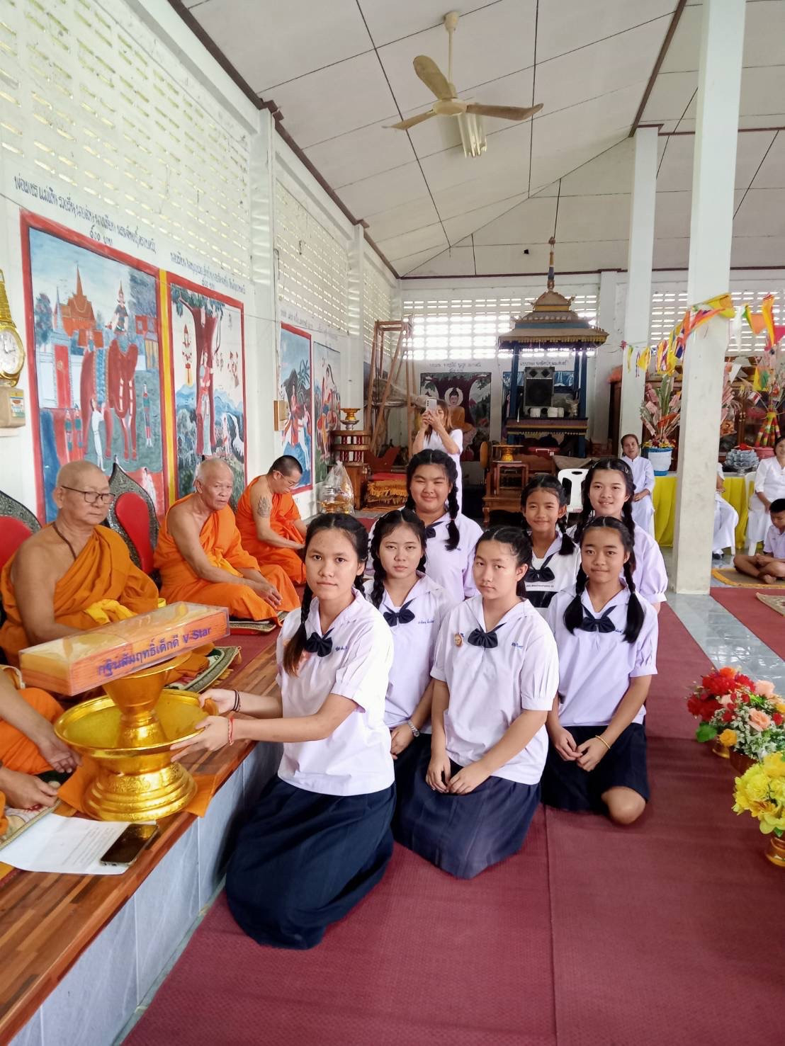 ภาพร่วมพิธีกรรมวัดนาพูน