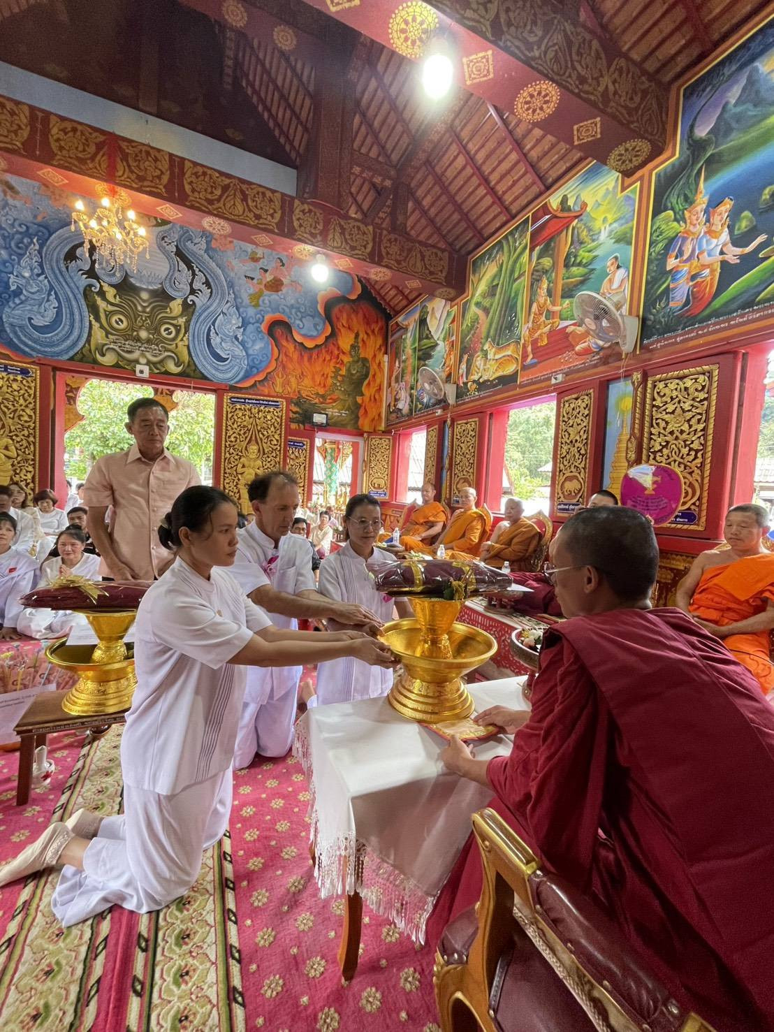 ภาพร่วมพิธีกรรมวัดป่าเหมี้ยง