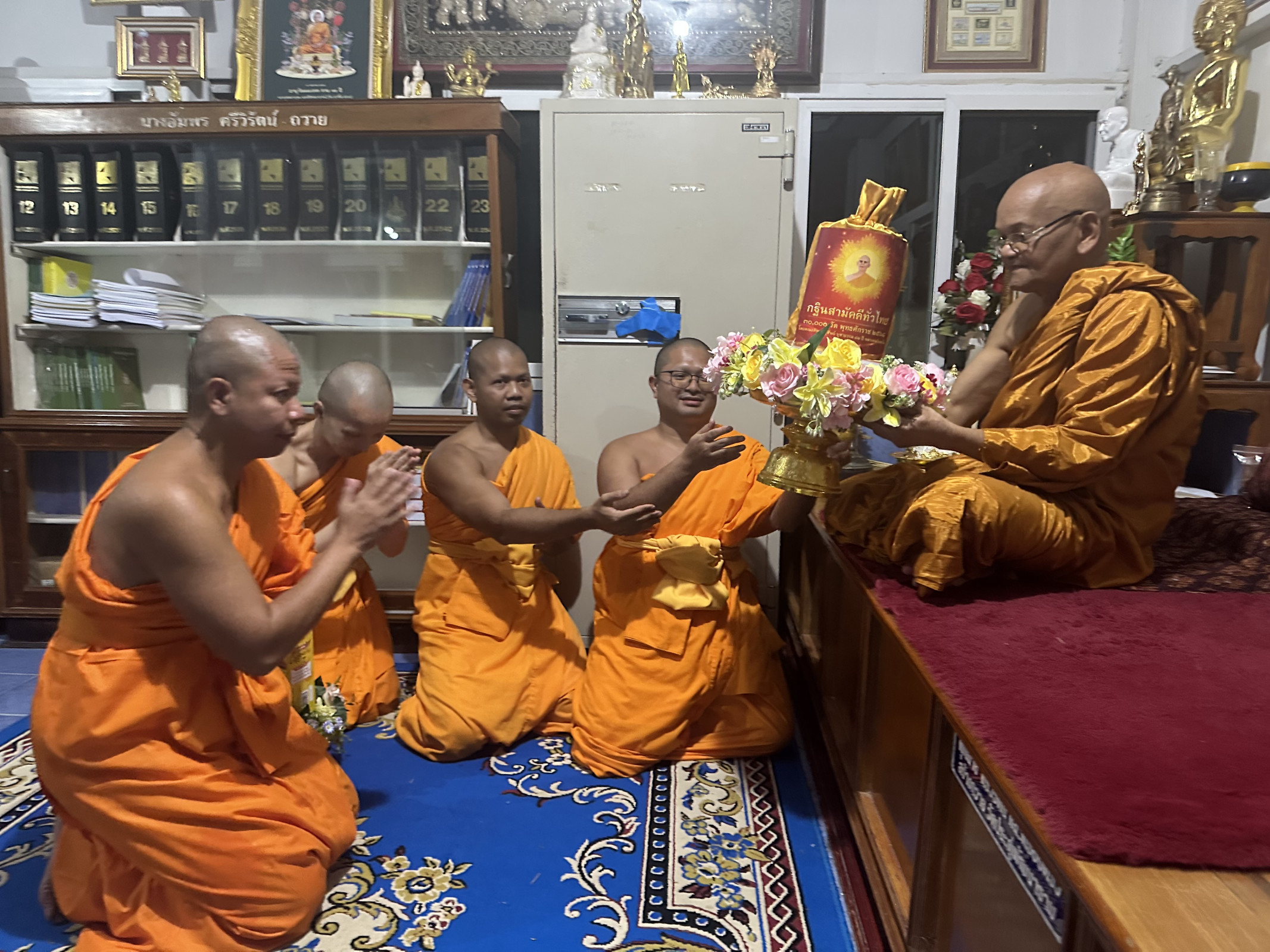 ภาพร่วมพิธีกรรมวัดประดู่พัฒนาราม