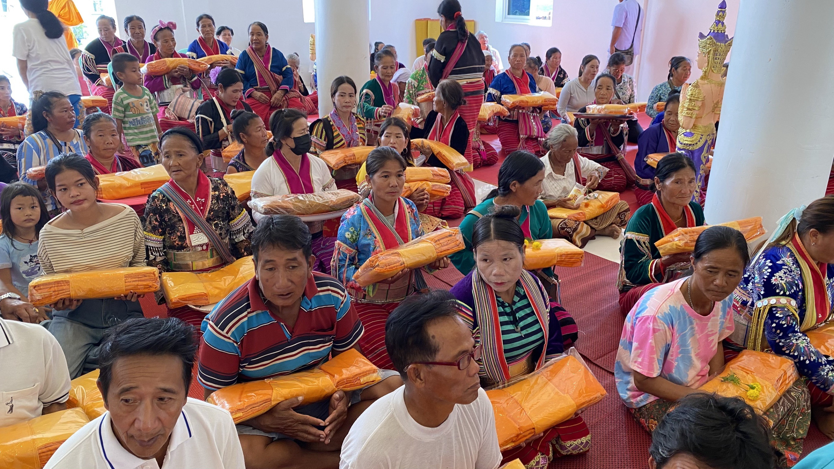 ภาพร่วมพิธีกรรมสำนักสงฆ์พระเจ้าทันใจ