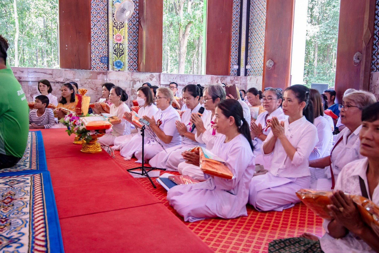 ภาพกล่าวคำถวายกฐินวัดป่าภาวนาราม