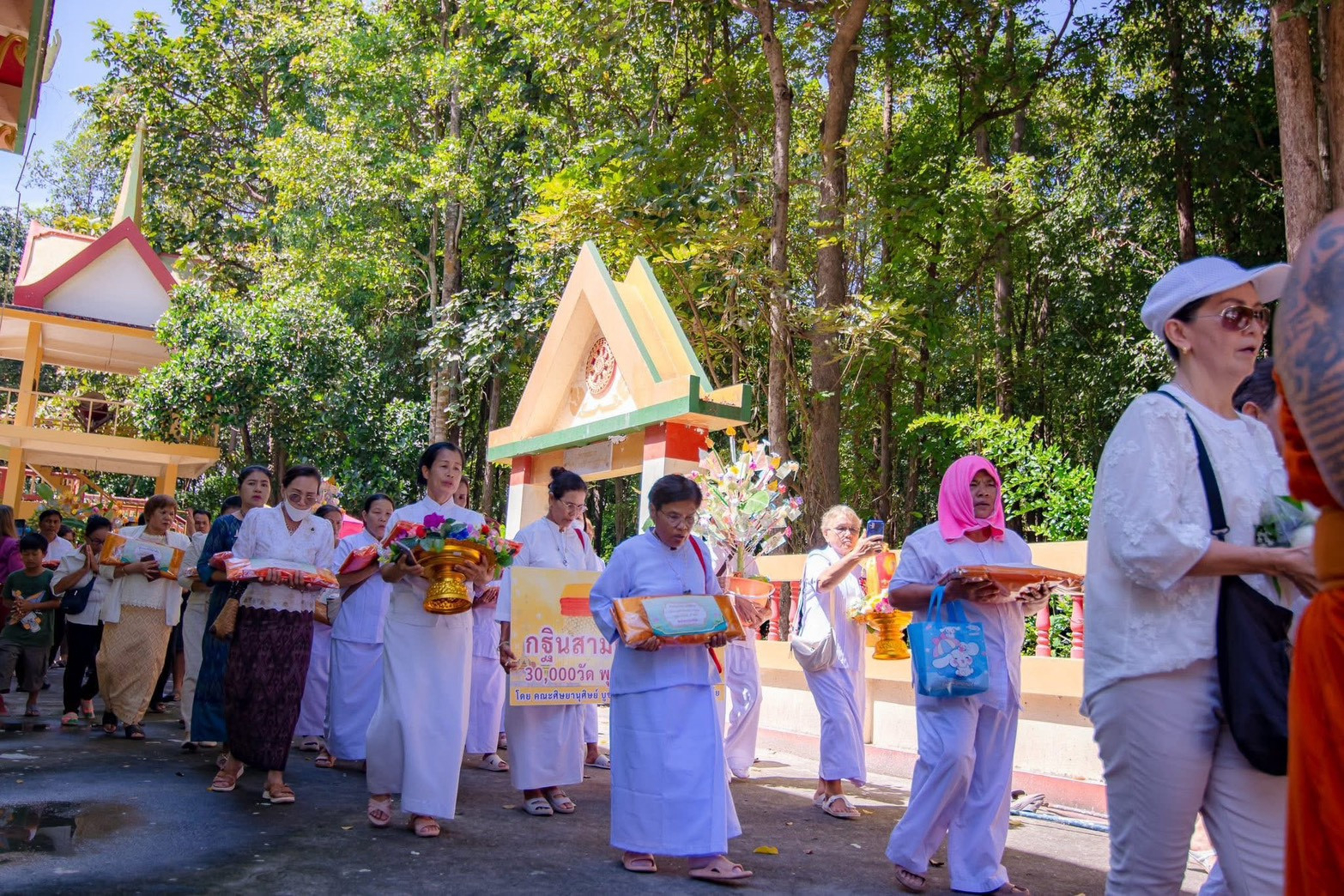 ภาพร่วมพิธีกรรมวัดป่าภาวนาราม