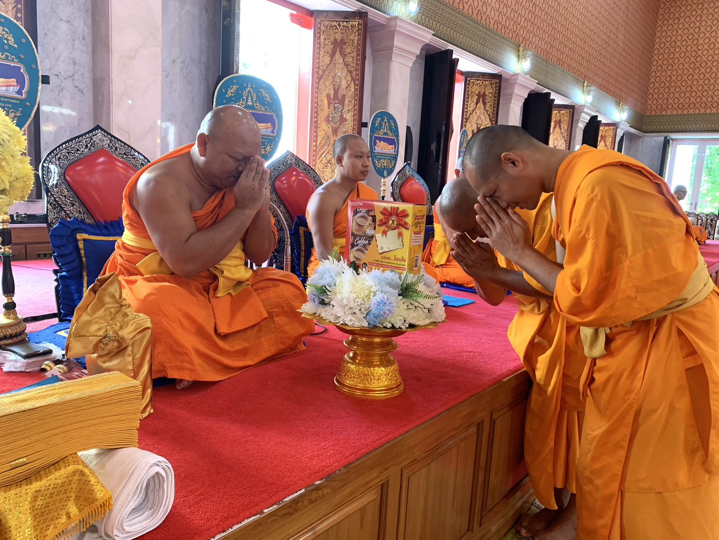 ภาพกล่าวคำถวายกฐินวัดตากฟ้า