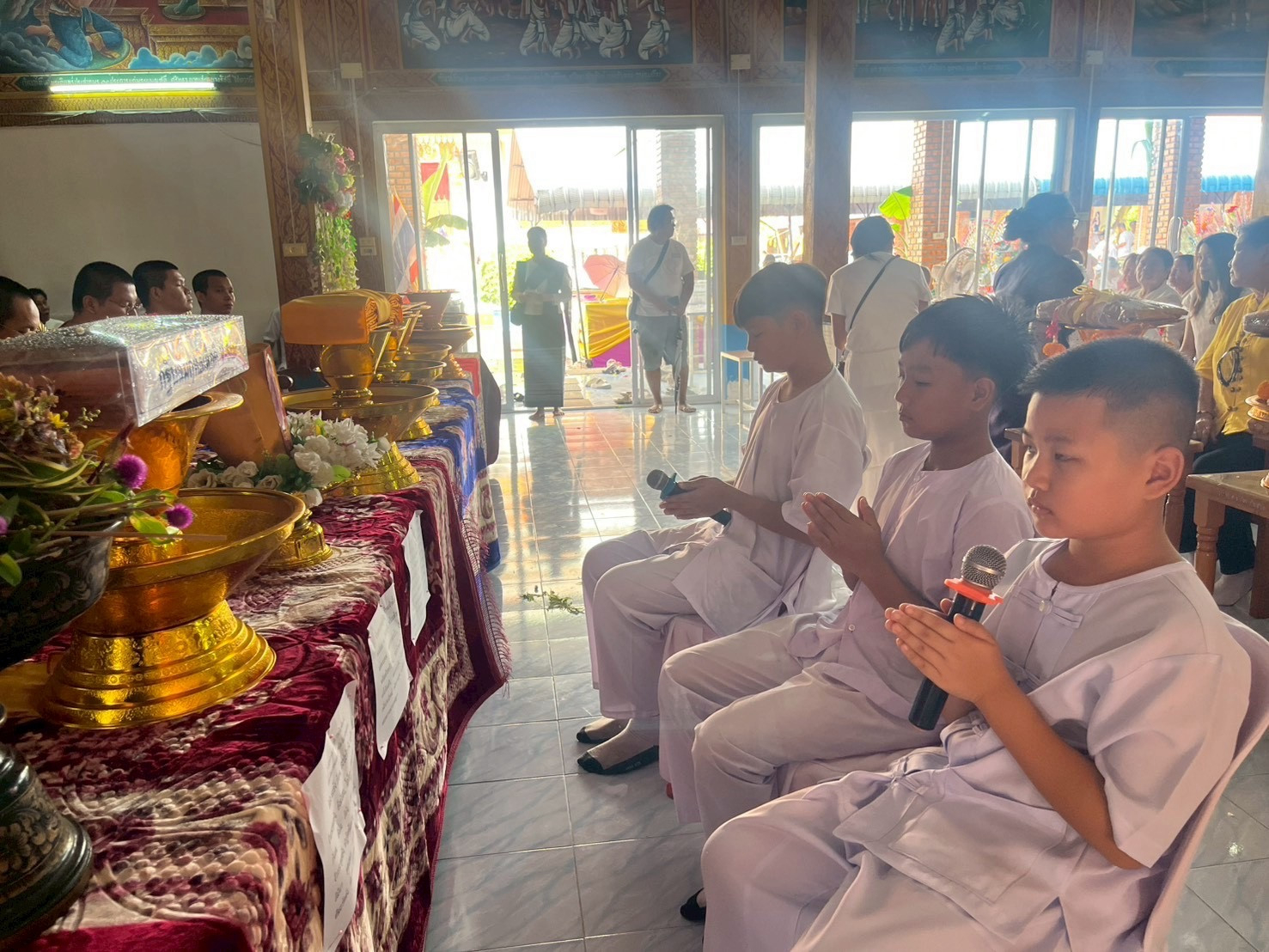 ภาพกล่าวคำถวายกฐินวัดห้วยกาน