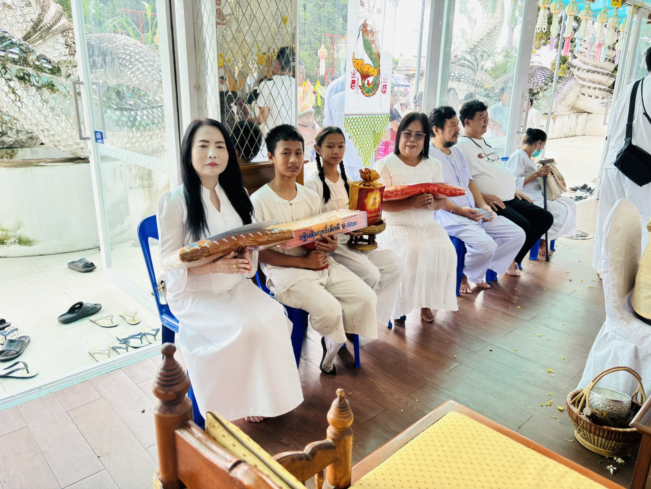 ภาพร่วมพิธีกรรมวัดปทุมสราราม