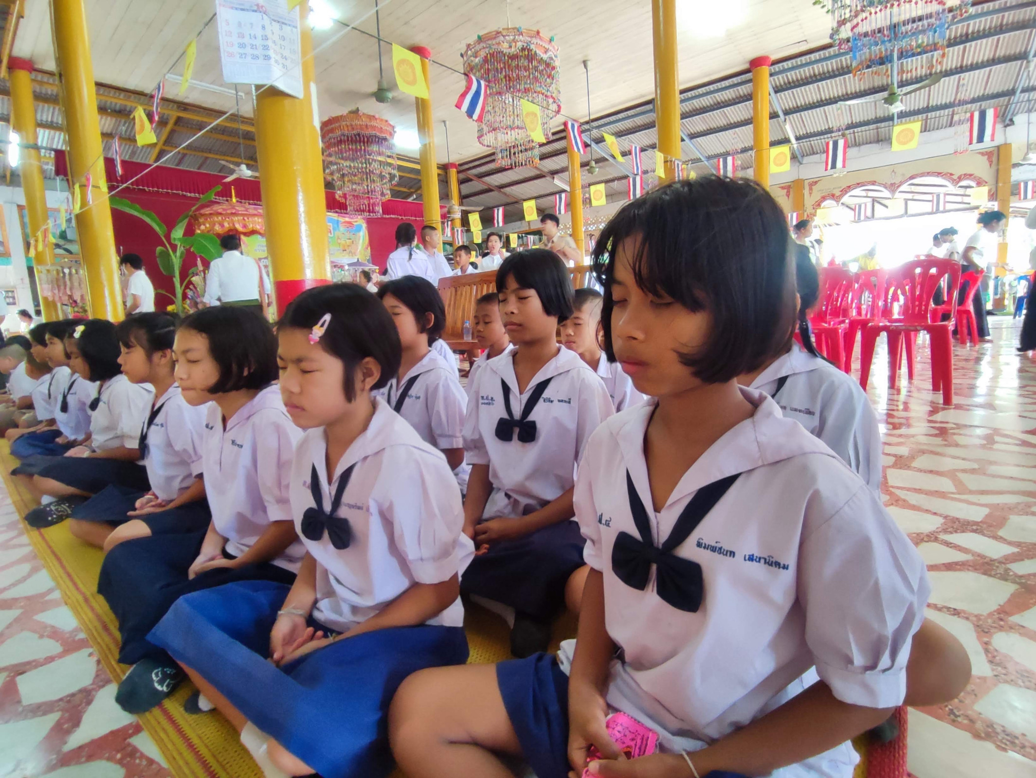 ภาพร่วมพิธีกรรมวัดปากลี