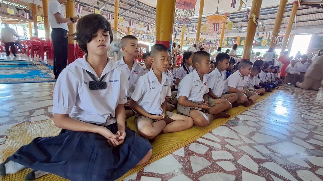 ภาพร่วมพิธีกรรมวัดปากลี