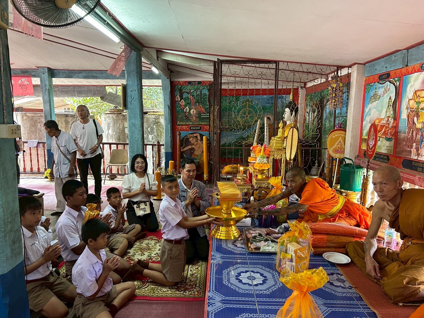 ภาพกล่าวคำถวายกฐินวัดจริม