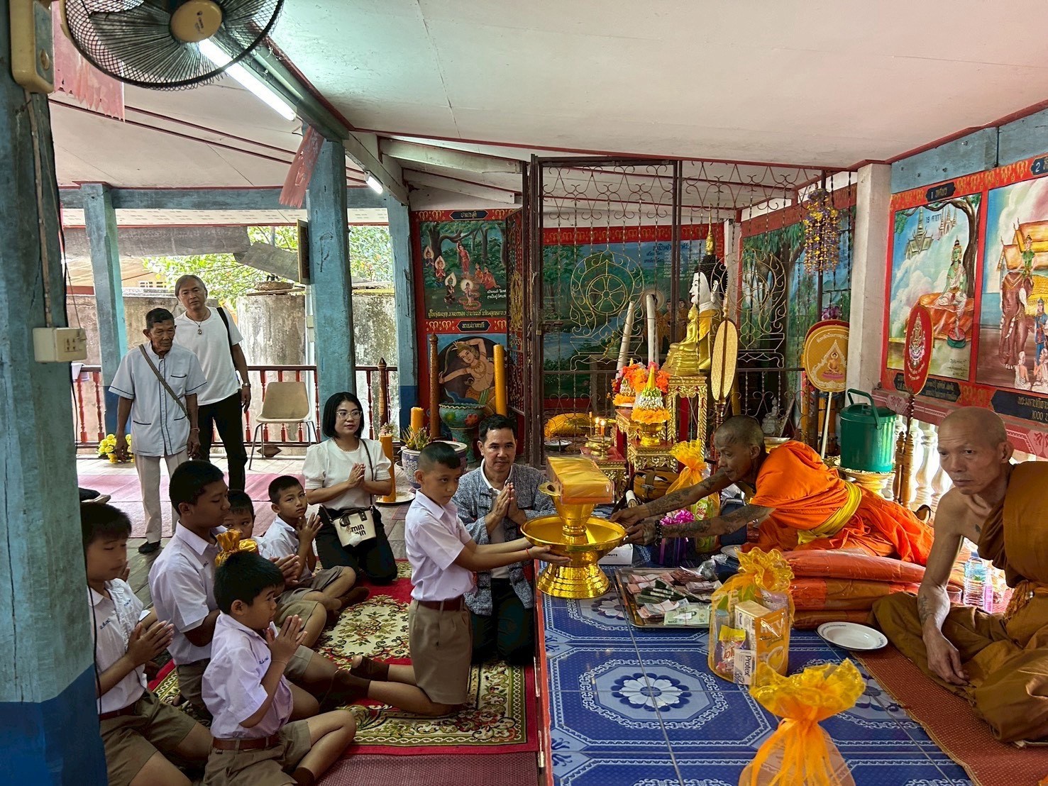 ภาพร่วมพิธีกรรมวัดจริม