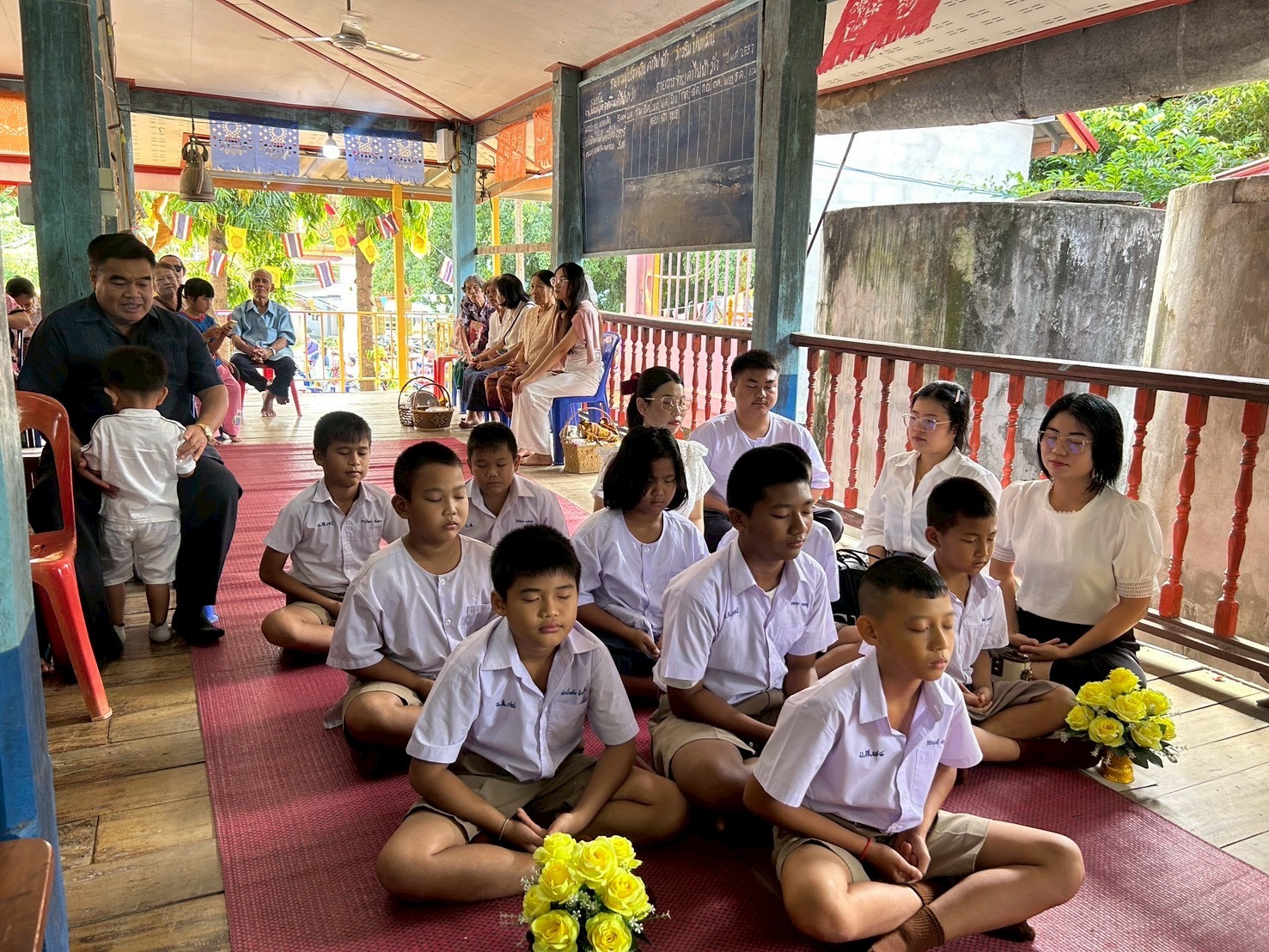 ภาพร่วมพิธีกรรมวัดจริม