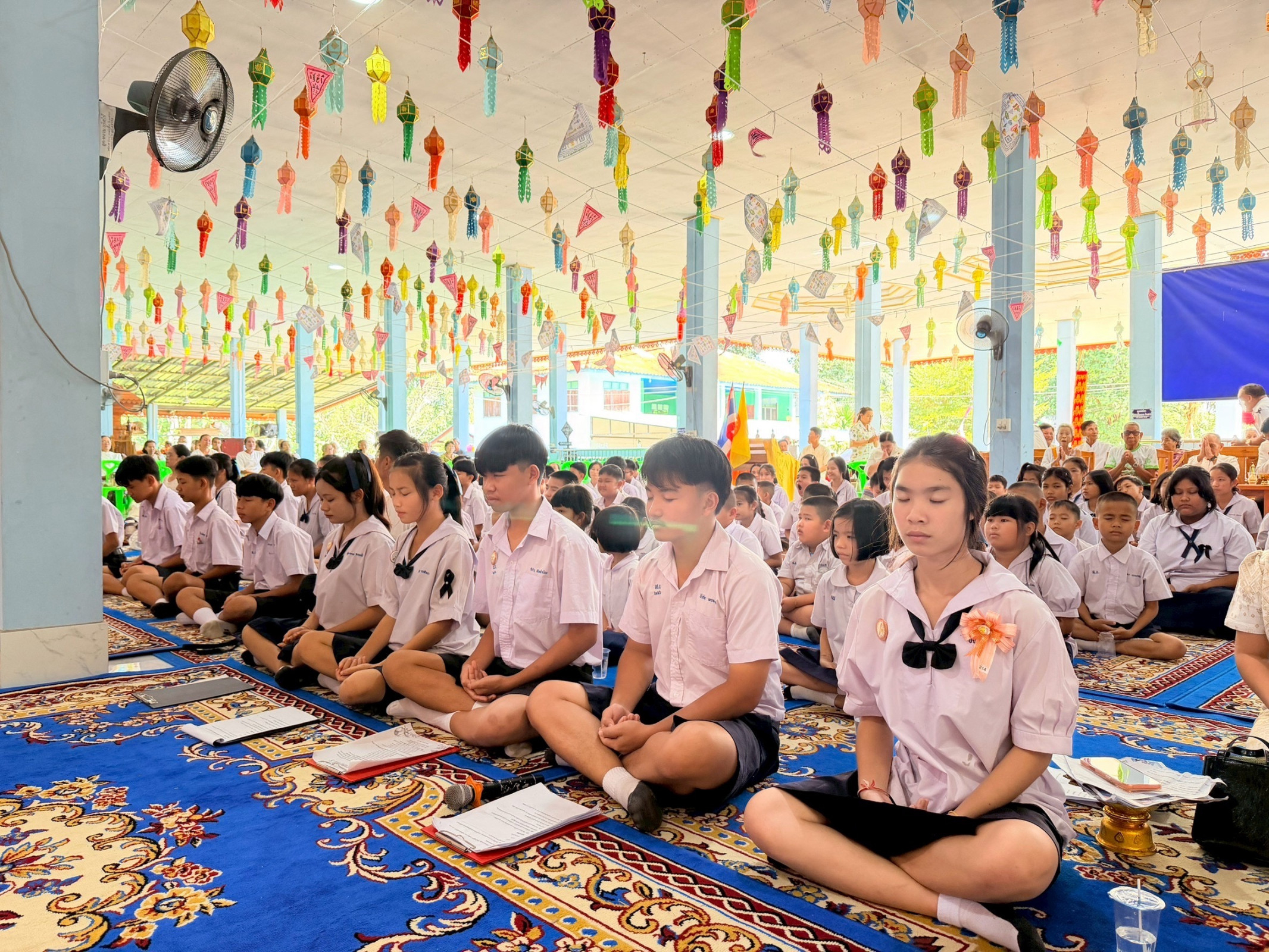 ภาพร่วมพิธีกรรมวัดท่าแฝก