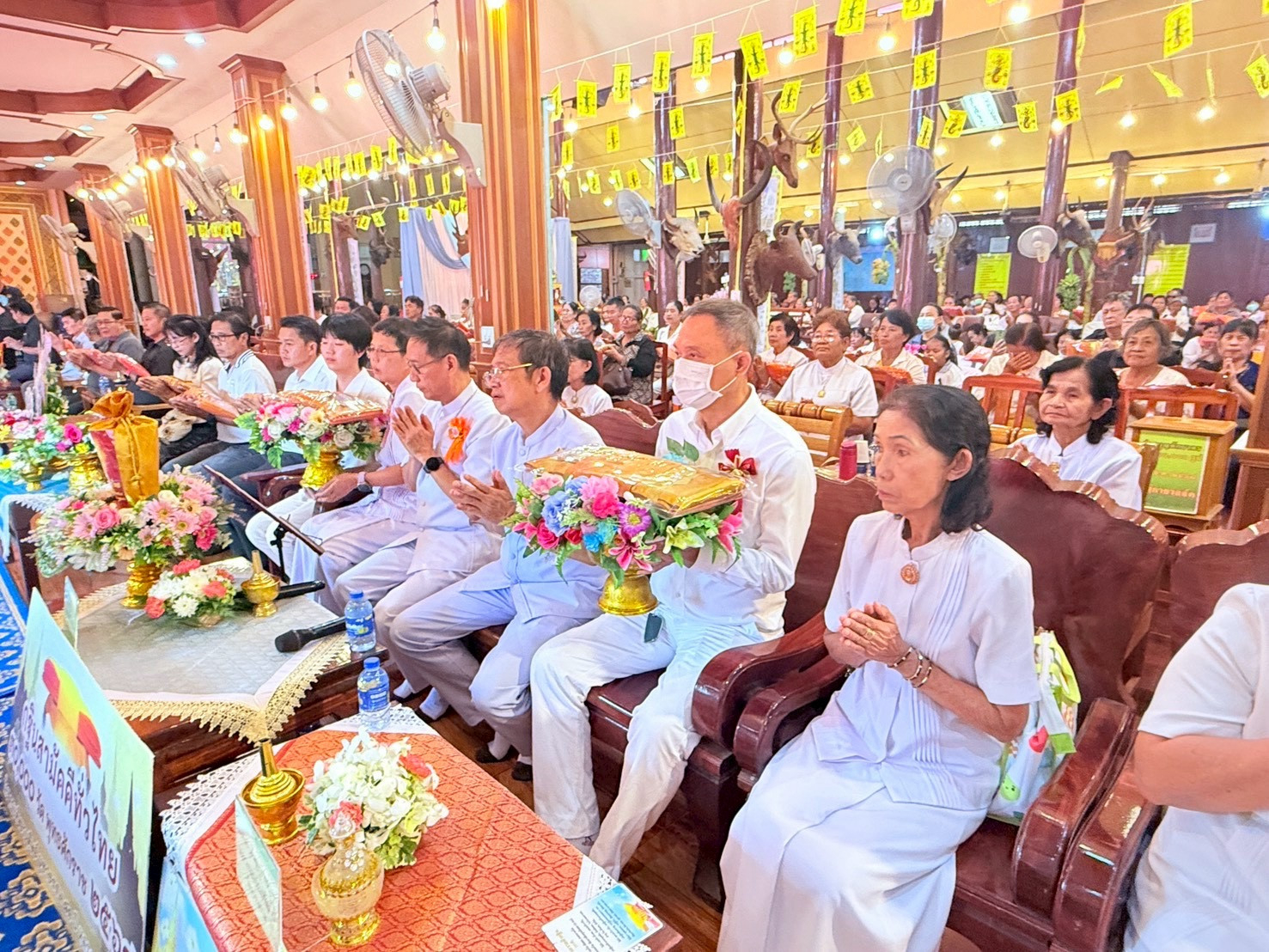 ภาพร่วมพิธีกรรมวัดหนองลานราษฎร์บำรุง