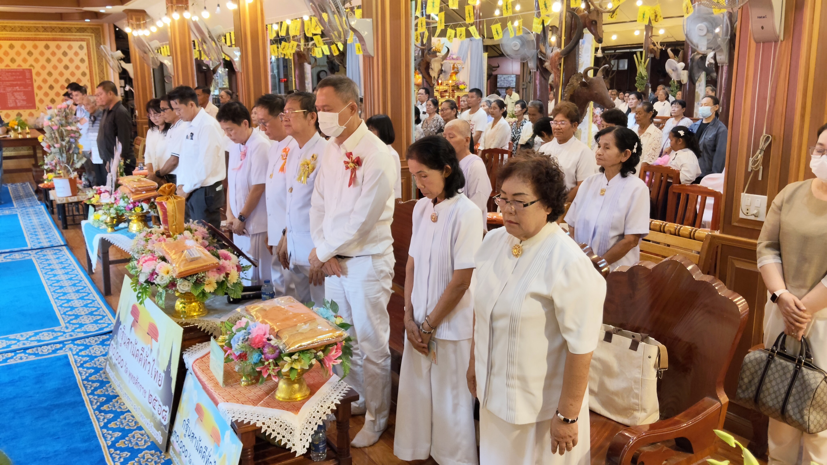 ภาพร่วมพิธีกรรมวัดหนองลานราษฎร์บำรุง