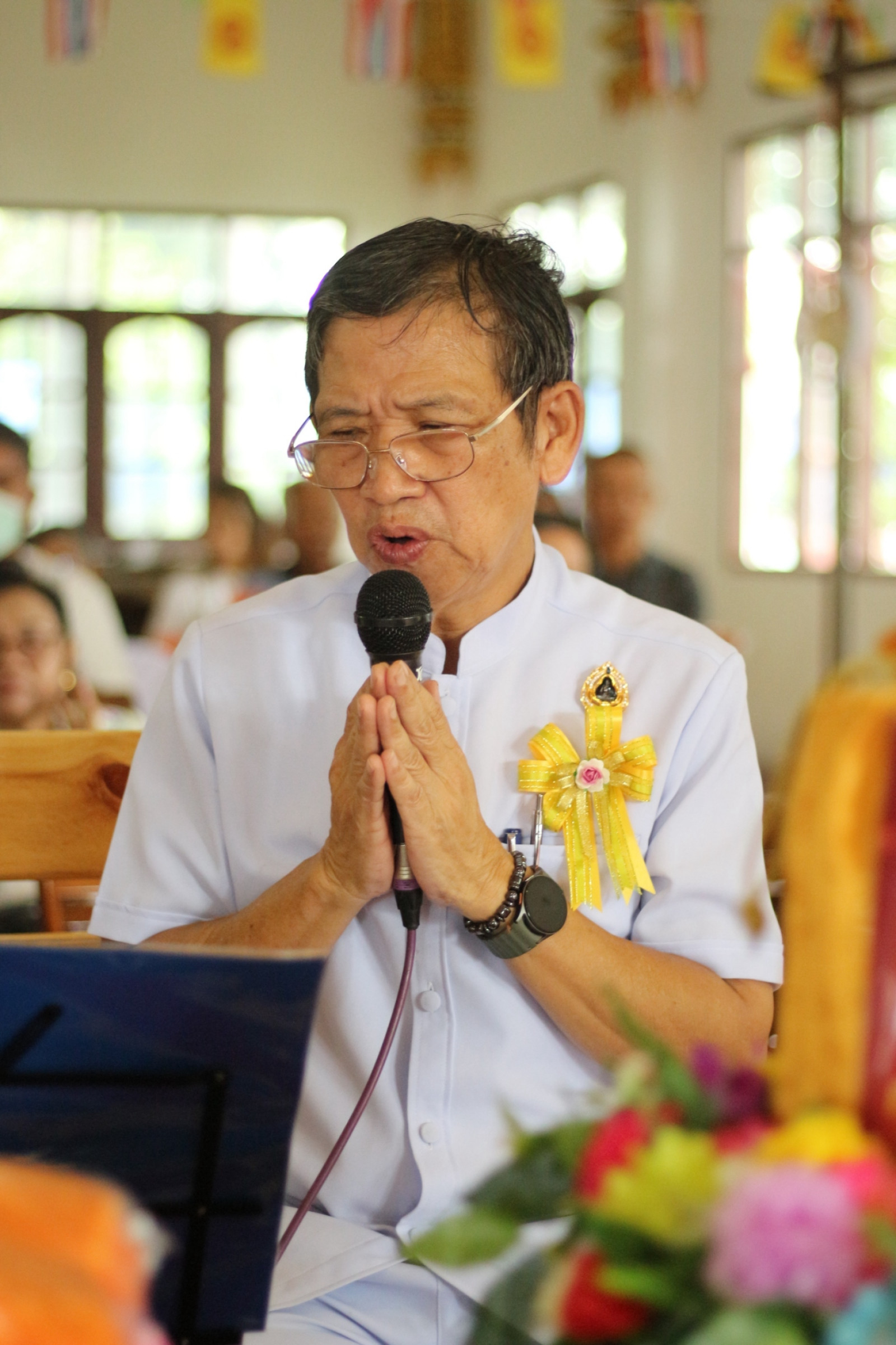 ภาพกล่าวคำถวายกฐินวัดเขาสามสิบหาบ