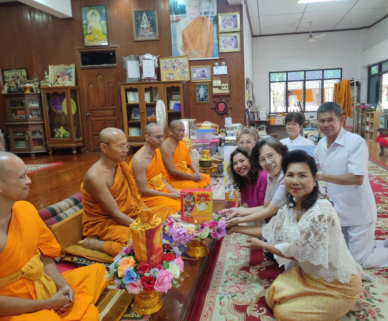 ภาพกล่าวคำถวายกฐินวัดวิเวกวราราม