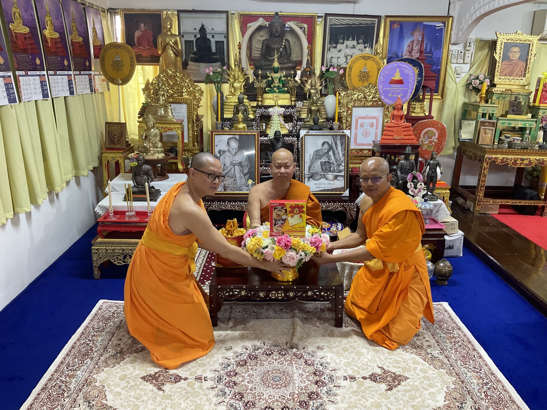 ภาพกล่าวคำถวายกฐินวัดอุดมธานี