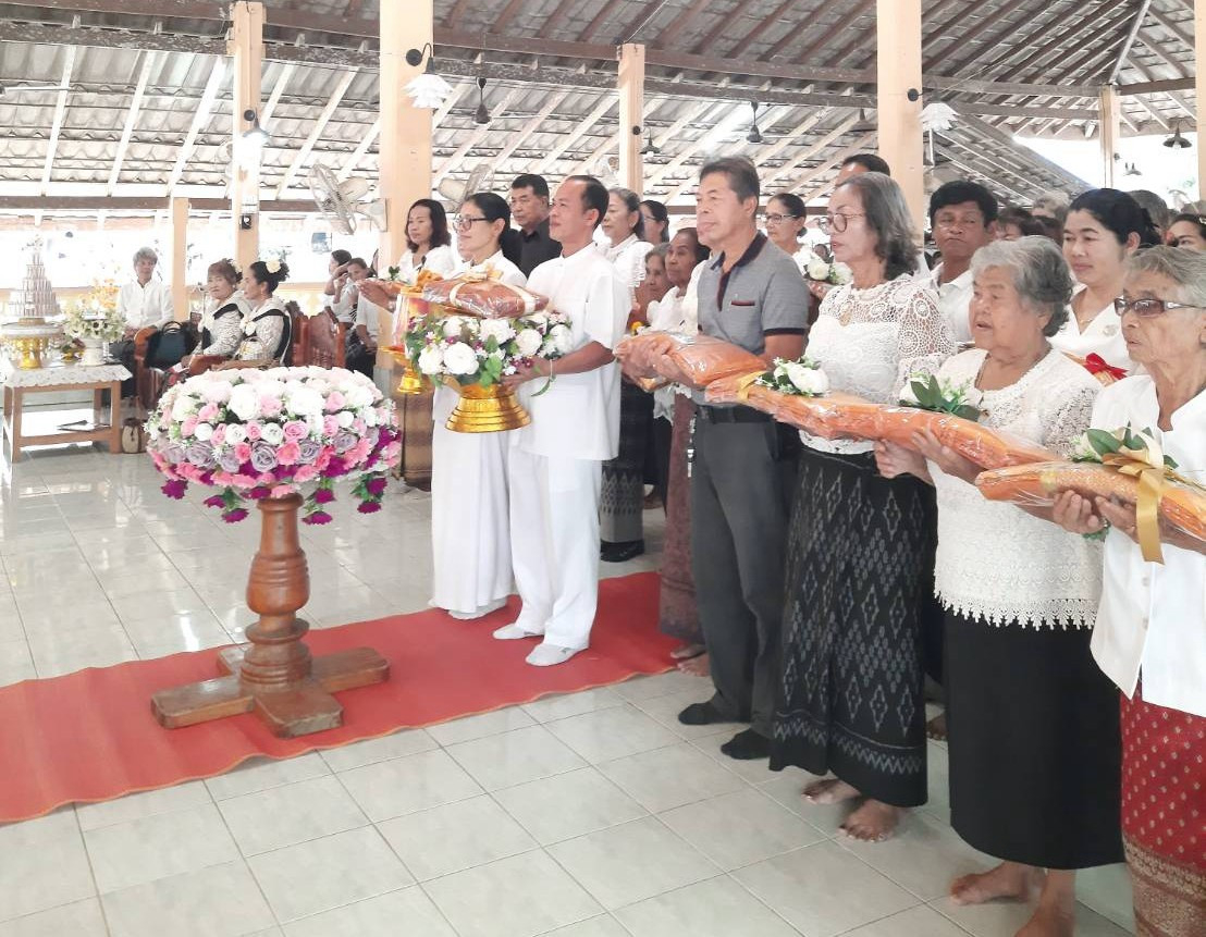 ภาพร่วมพิธีกรรมวัดทอนหงส์