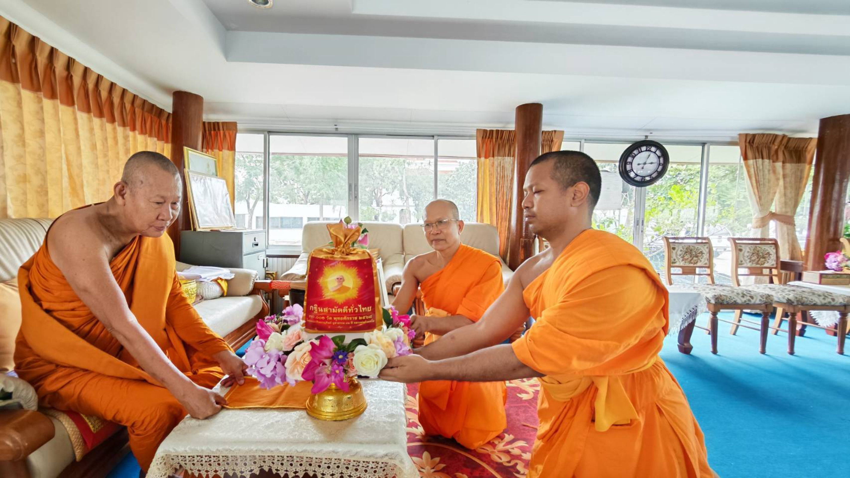 ภาพร่วมพิธีกรรมวัดธรรมิการาม