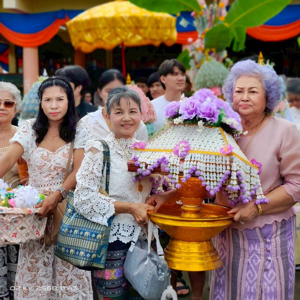 ภาพร่วมพิธีกรรมวัดหมอนนาง