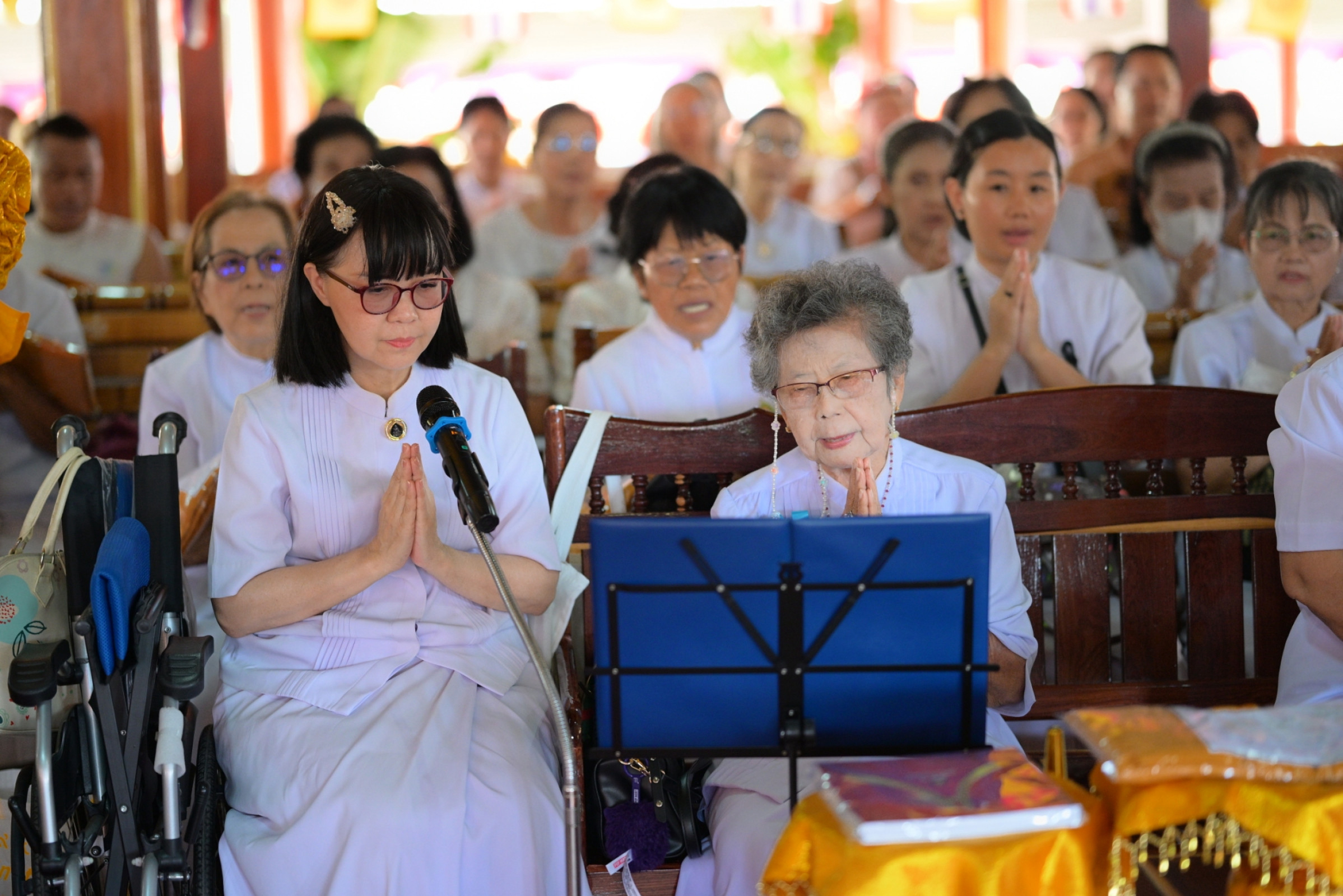 ภาพกล่าวคำถวายกฐินวัดแหลมประดู่