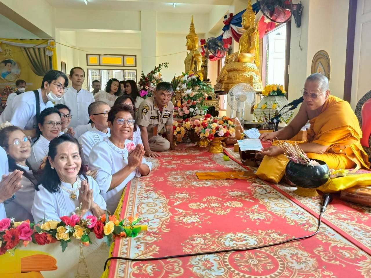 ภาพร่วมพิธีกรรมวัดบุณย์กัญจนาราม