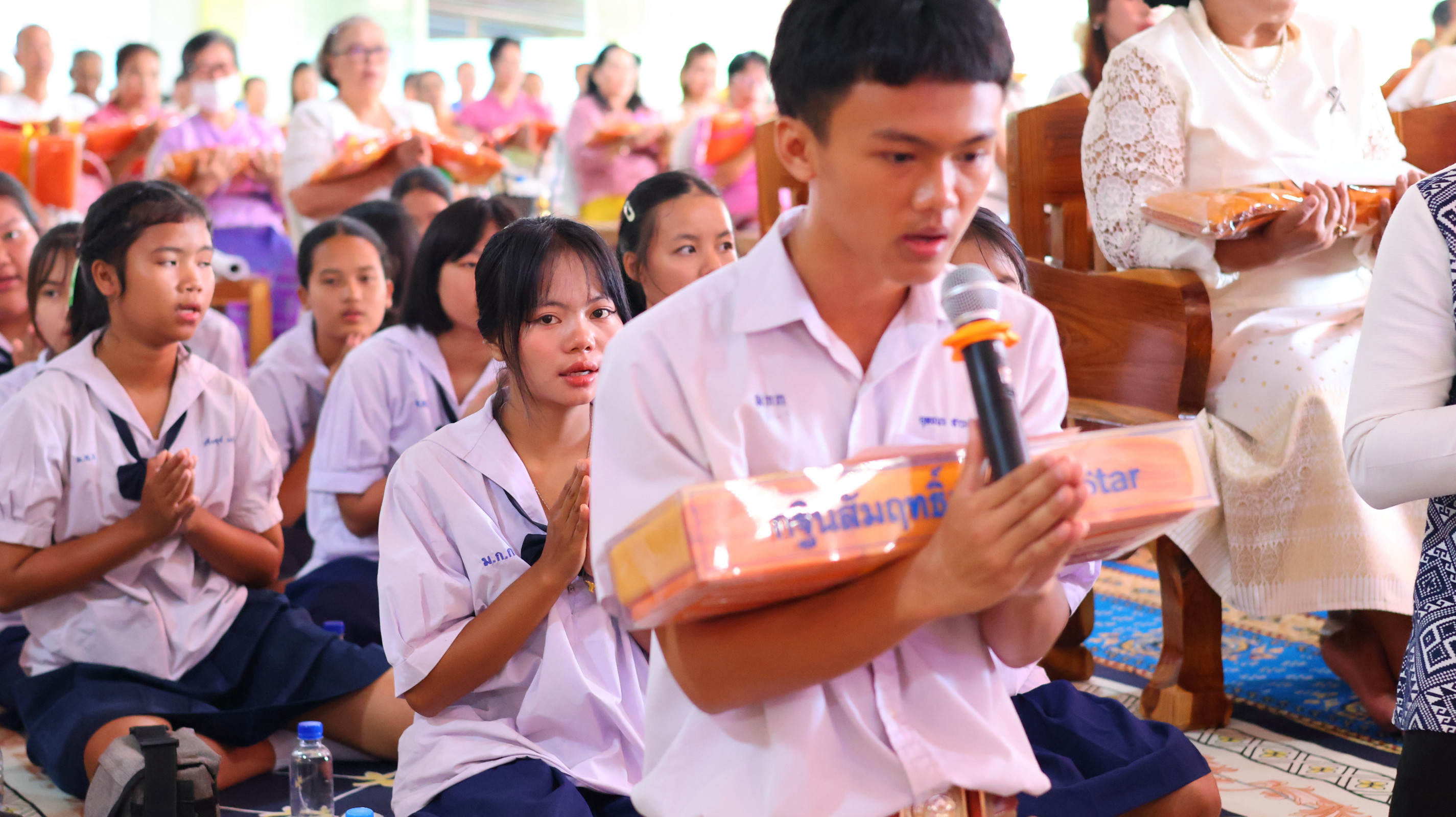 ภาพกล่าวคำถวายกฐินวัดใหม่มหาวัน