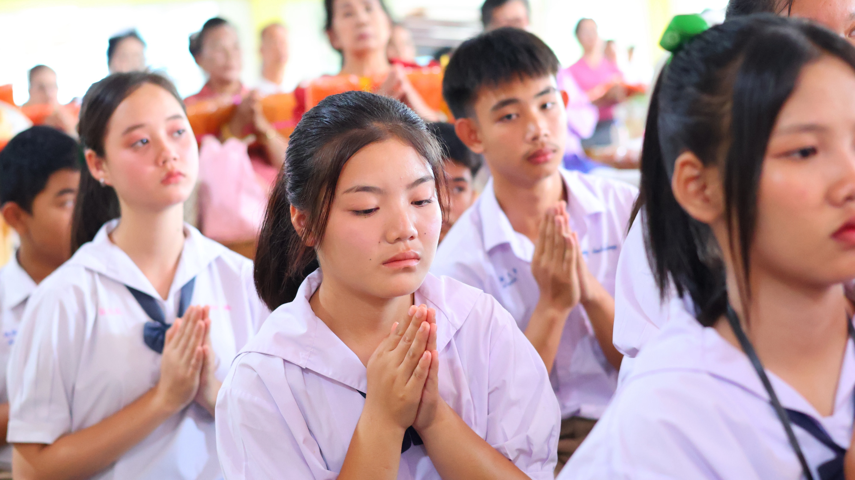 ภาพร่วมพิธีกรรมวัดใหม่มหาวัน