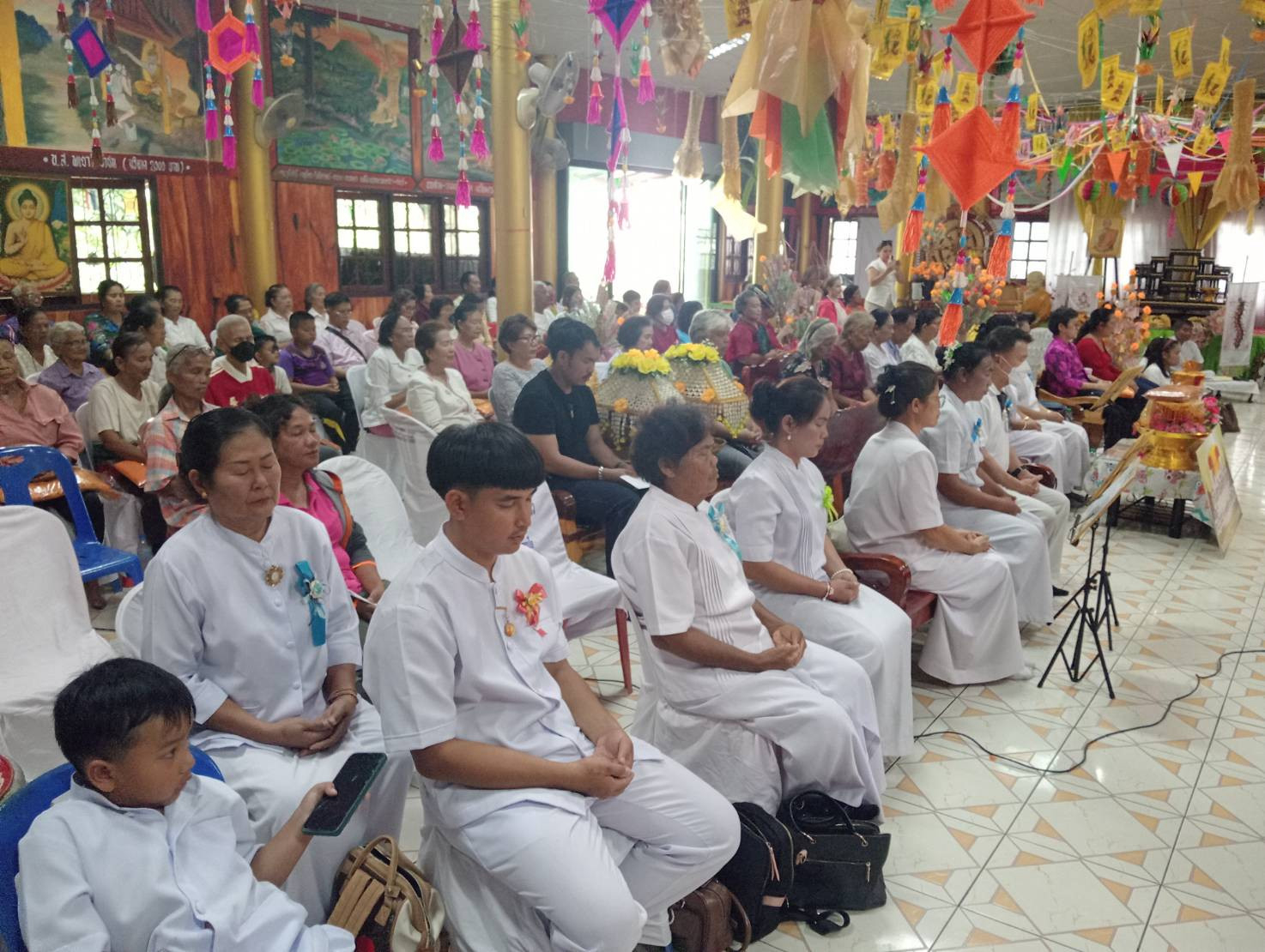 ภาพร่วมพิธีกรรมที่พักสงฆ์มิตรภาพ