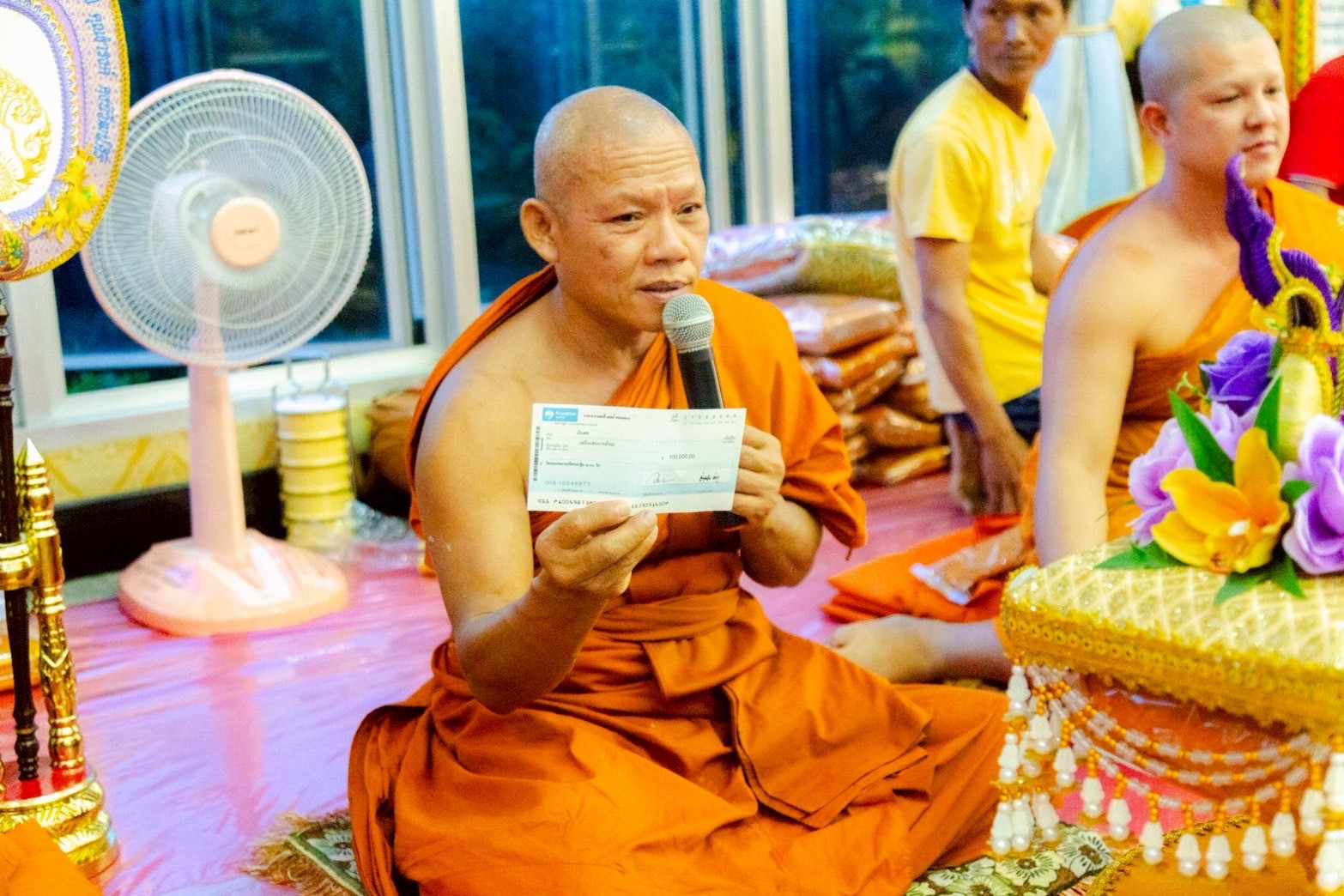 ภาพร่วมพิธีกรรมวัดจุกกะเฌอ