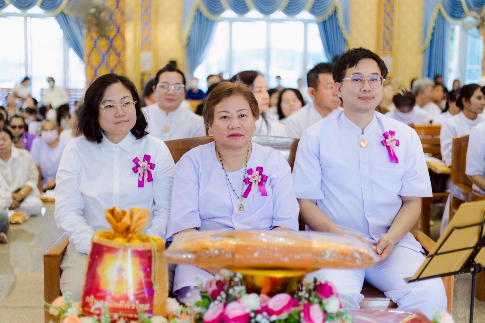 ภาพร่วมพิธีกรรมวัดจุกกะเฌอ