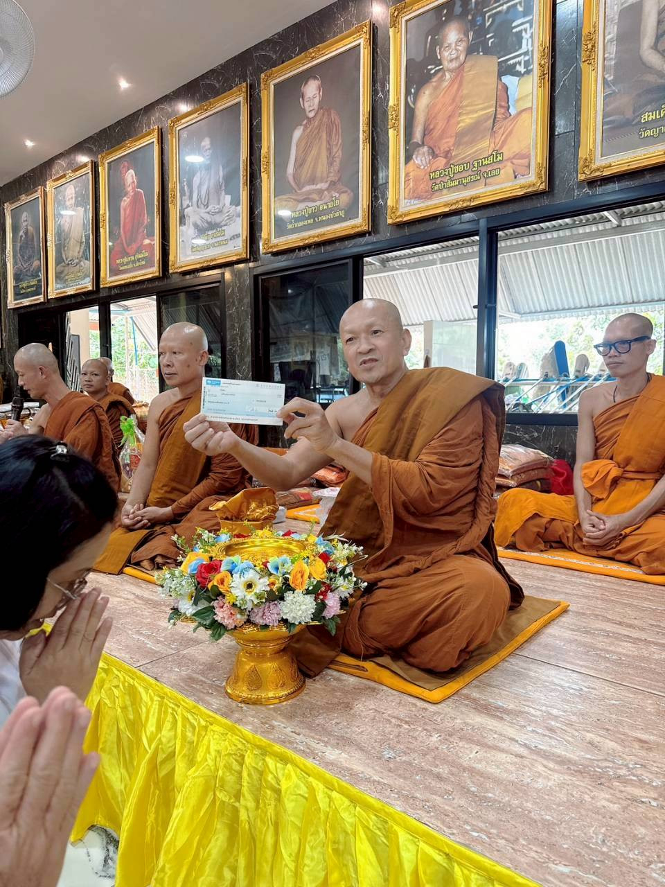 ภาพร่วมพิธีกรรมสำนักสงฆ์ขันติอุดมธรรม ธ.