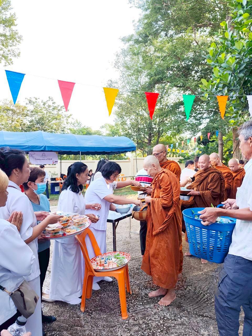 ภาพร่วมพิธีกรรมสำนักสงฆ์ขันติอุดมธรรม ธ.