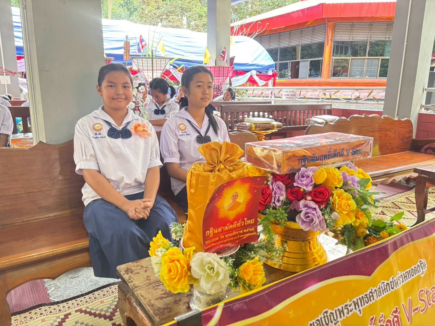 ภาพร่วมพิธีกรรมวัดป่าหมากมาย