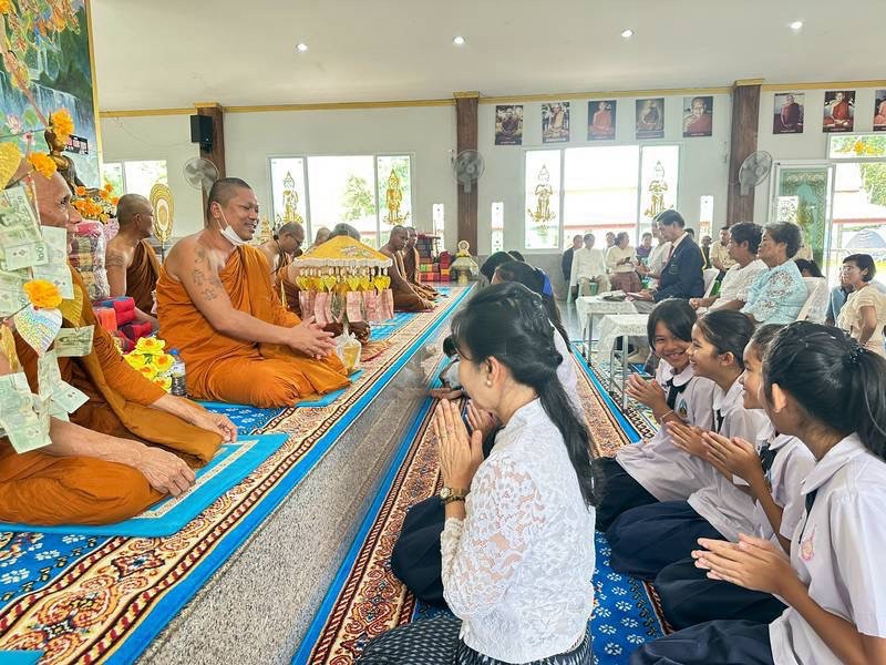 ภาพกล่าวคำถวายกฐินวัดแสนสวัสดิ์ทัศนาราม