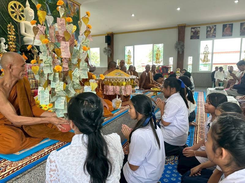 ภาพร่วมพิธีกรรมวัดแสนสวัสดิ์ทัศนาราม