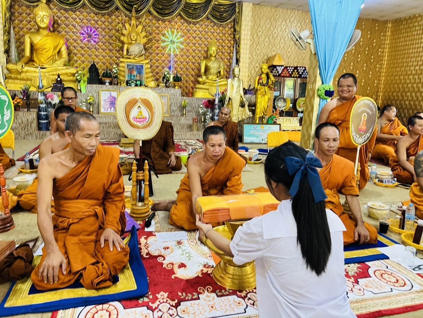 ภาพร่วมพิธีกรรมวัดบุญธิศาราม