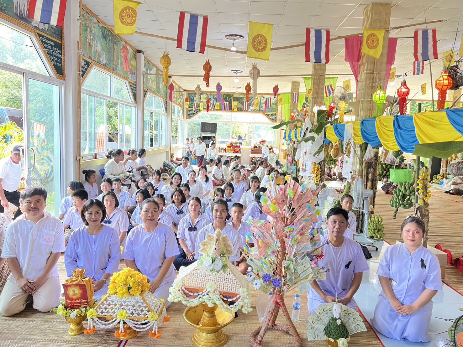 ภาพร่วมพิธีกรรมวัดบุญธิศาราม