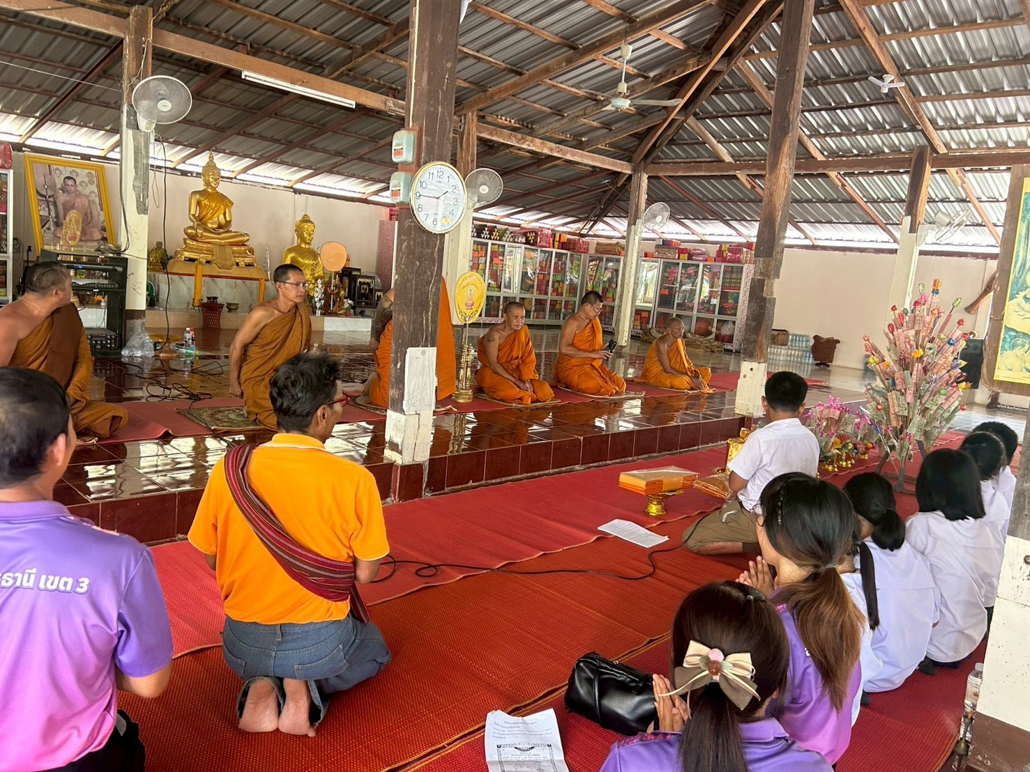 ภาพกล่าวคำถวายกฐินวัดโนนกุง