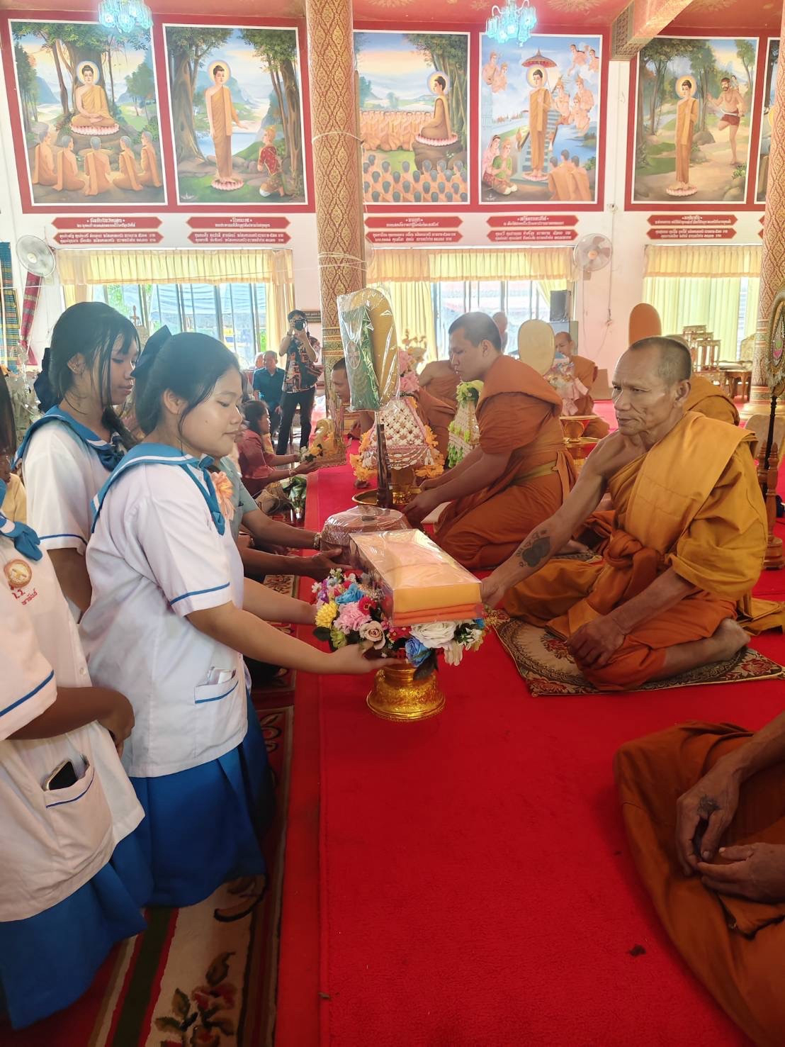 ภาพร่วมพิธีกรรมวัดเวตวันวิทยาราม