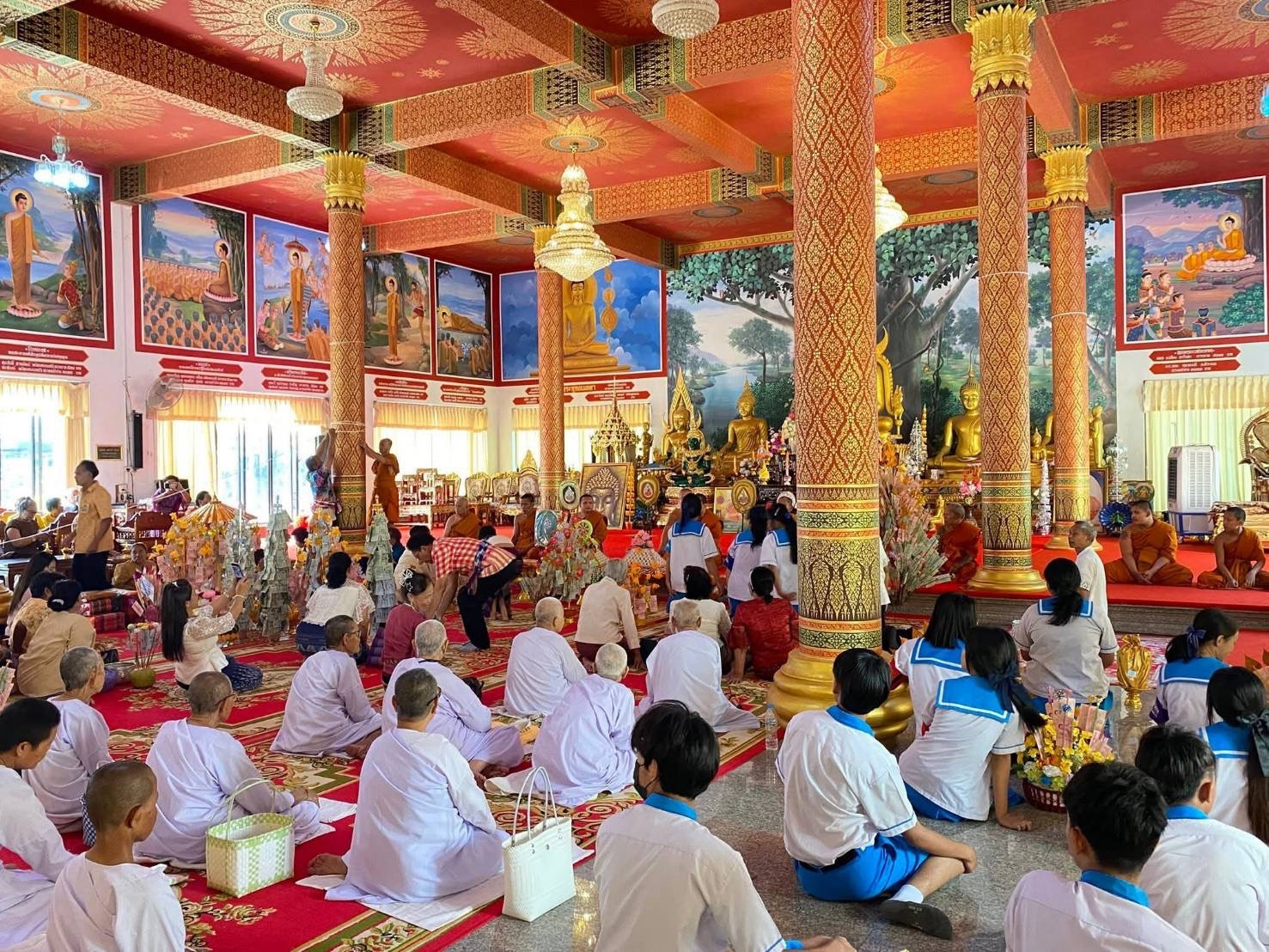 ภาพร่วมพิธีกรรมวัดเวตวันวิทยาราม