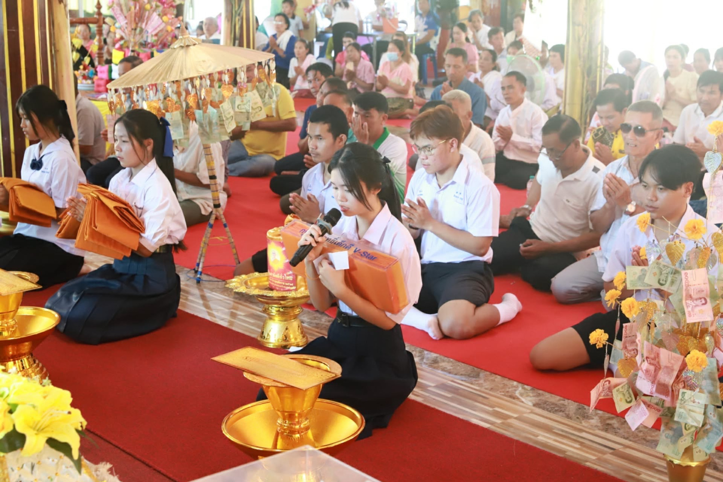 ภาพกล่าวคำถวายกฐินวัดป่าดอนพระ