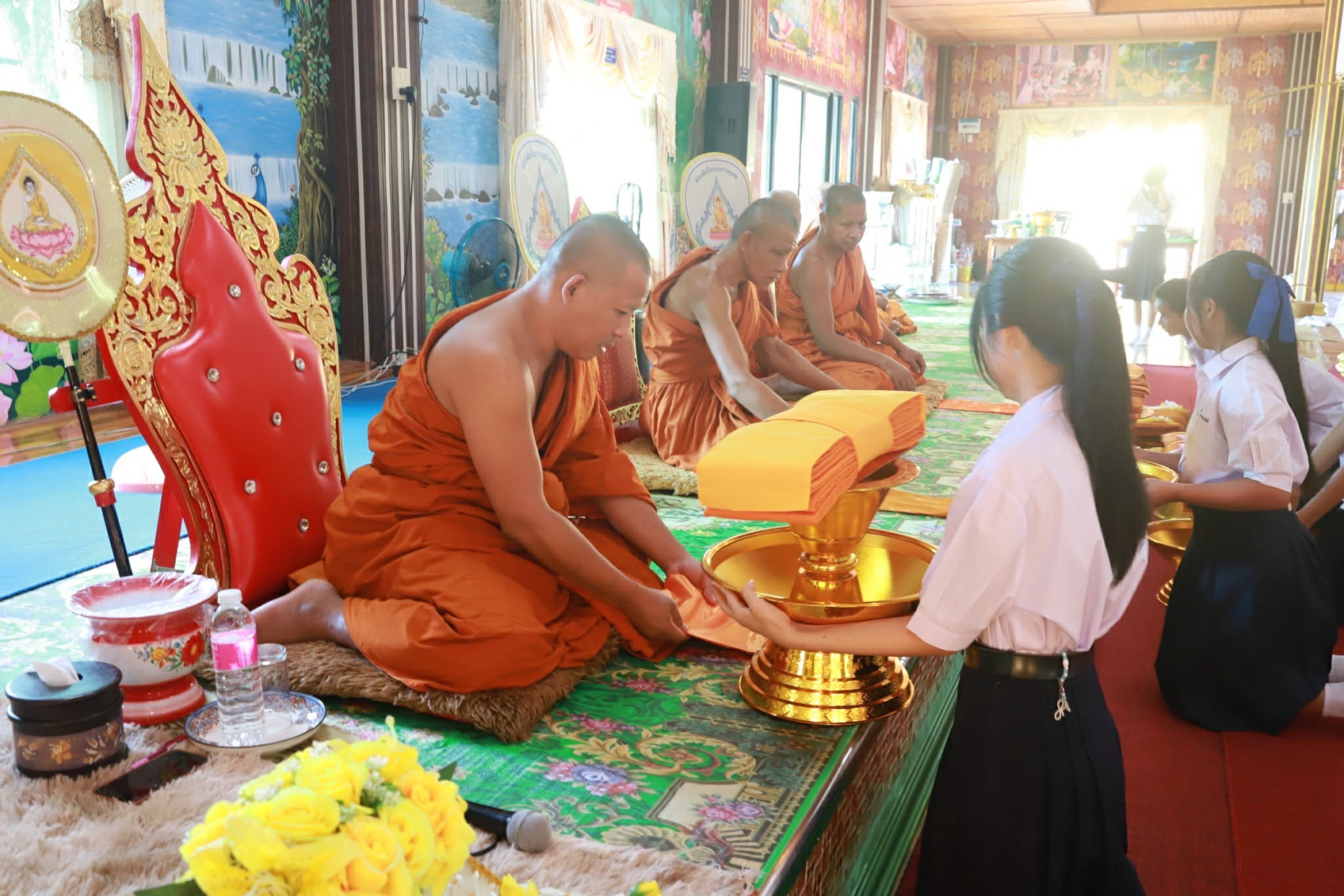 ภาพร่วมพิธีกรรมวัดป่าดอนพระ