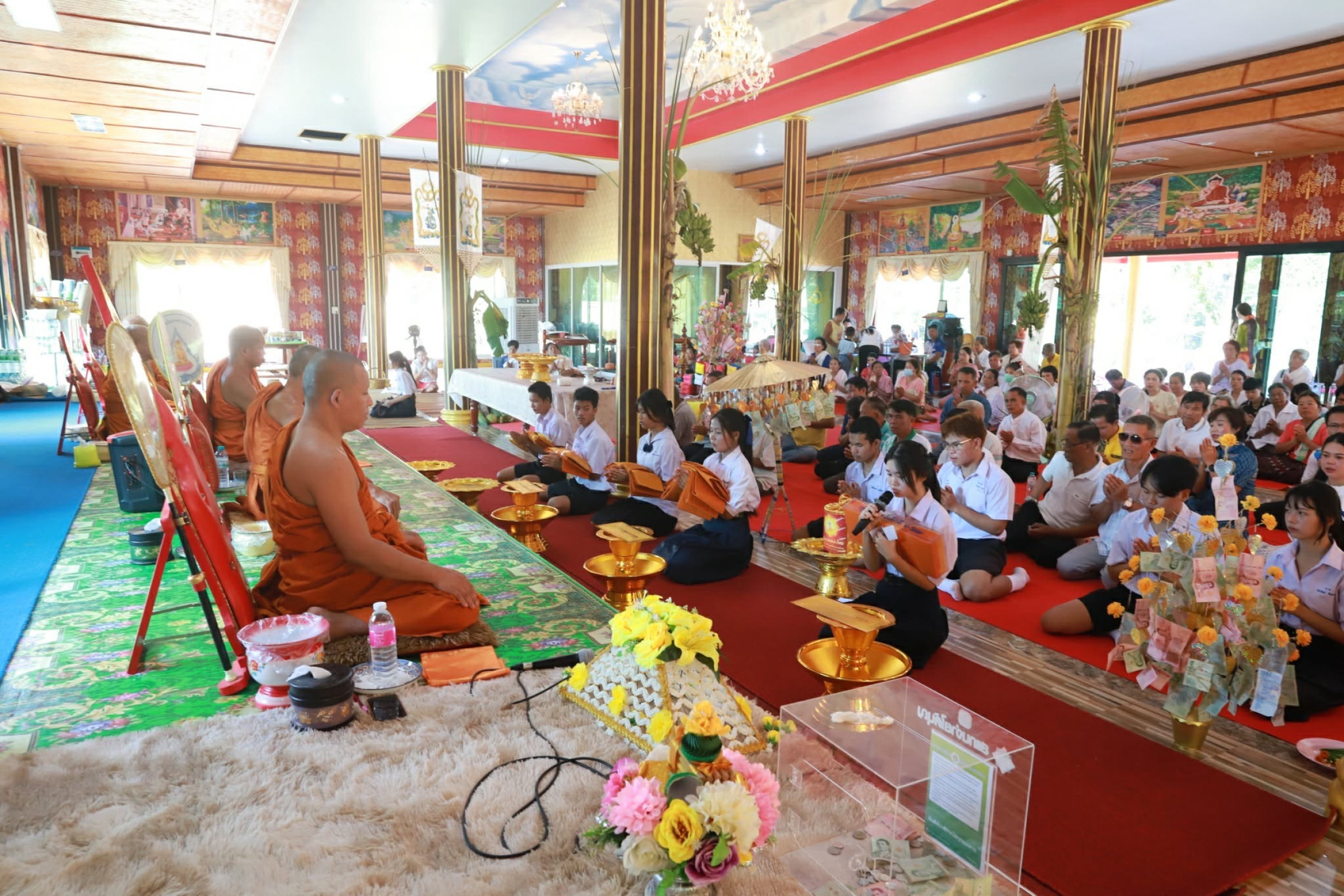 ภาพร่วมพิธีกรรมวัดป่าดอนพระ