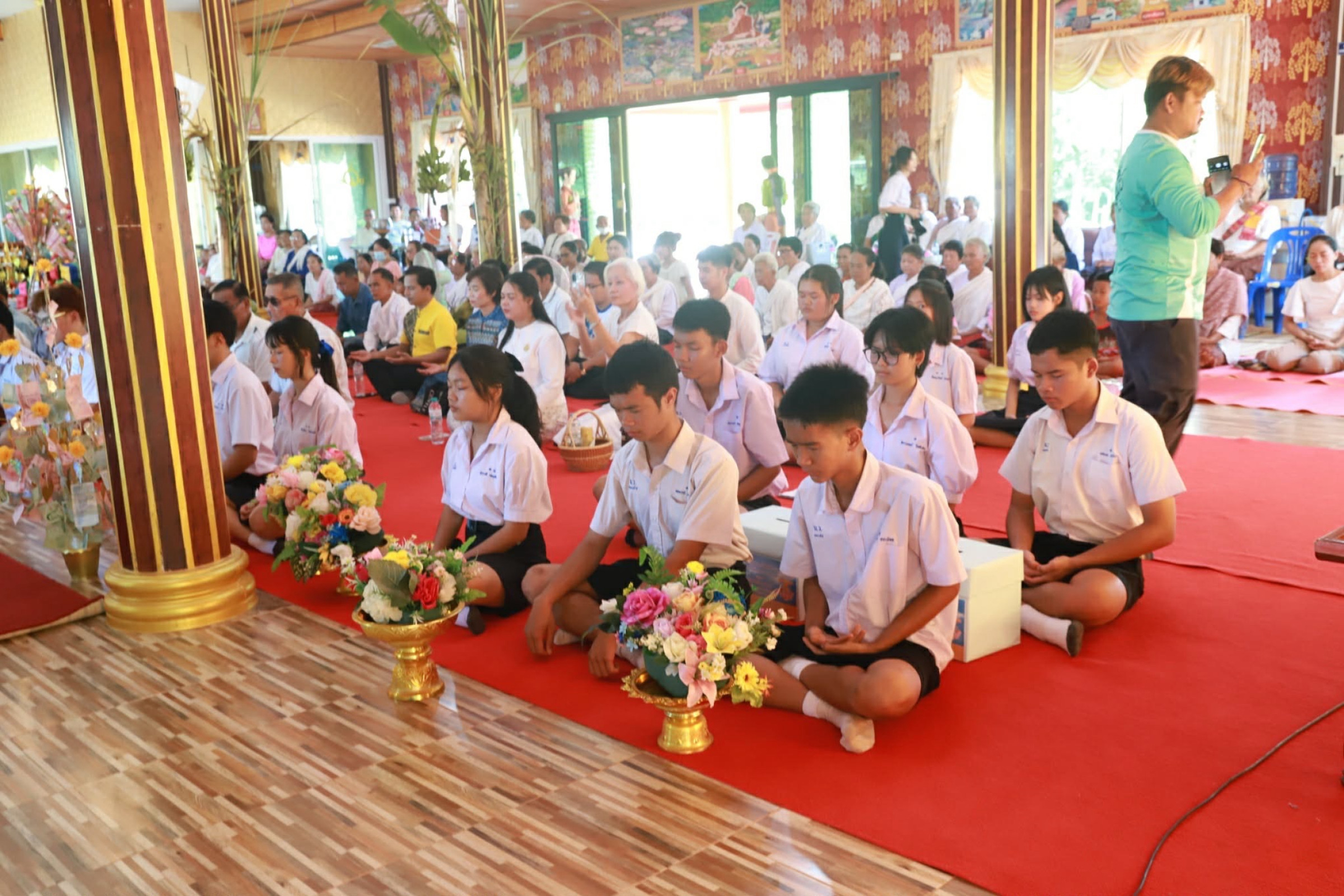 ภาพร่วมพิธีกรรมวัดป่าดอนพระ