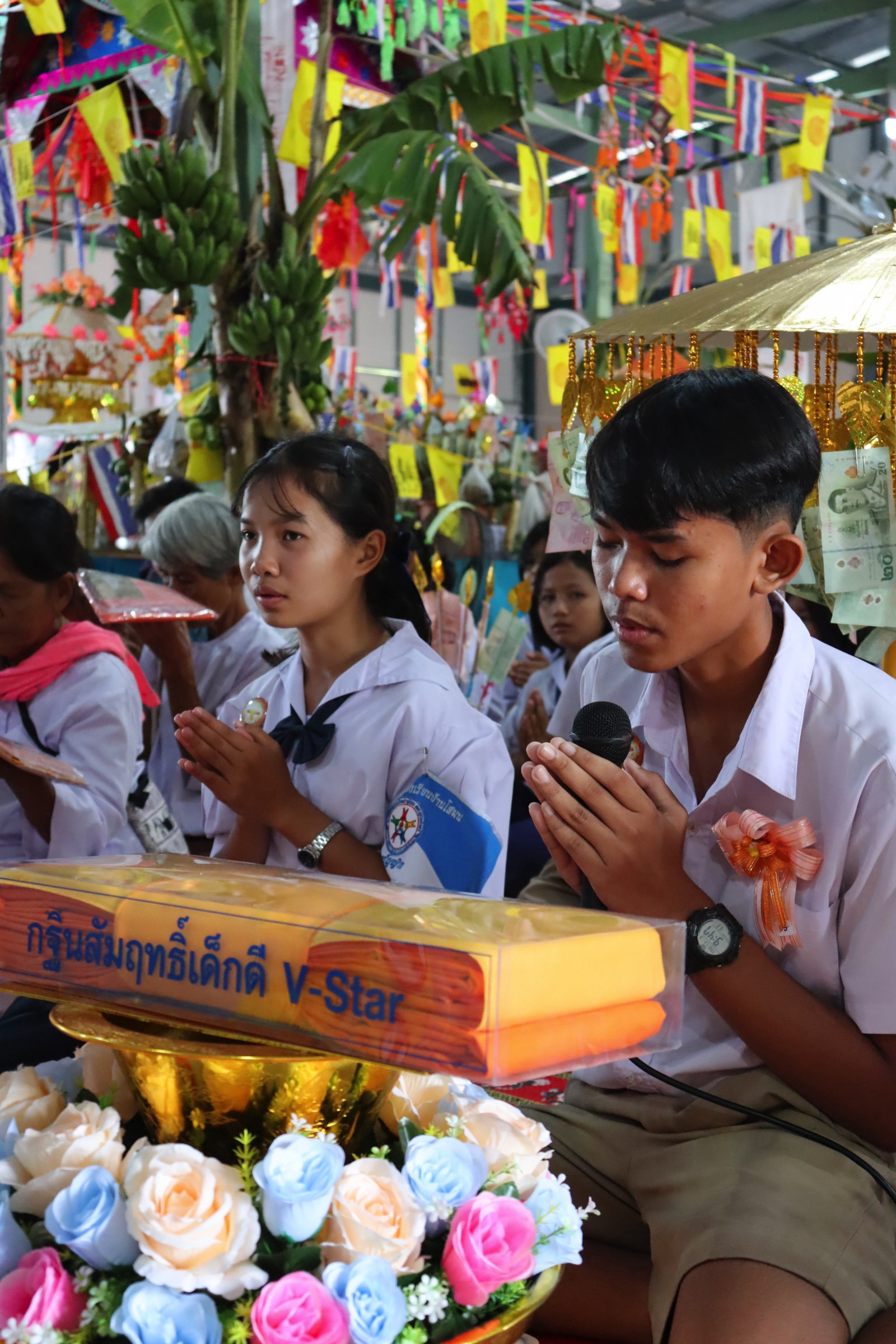 ภาพกล่าวคำถวายกฐินวัดบ้านโนนกลาง