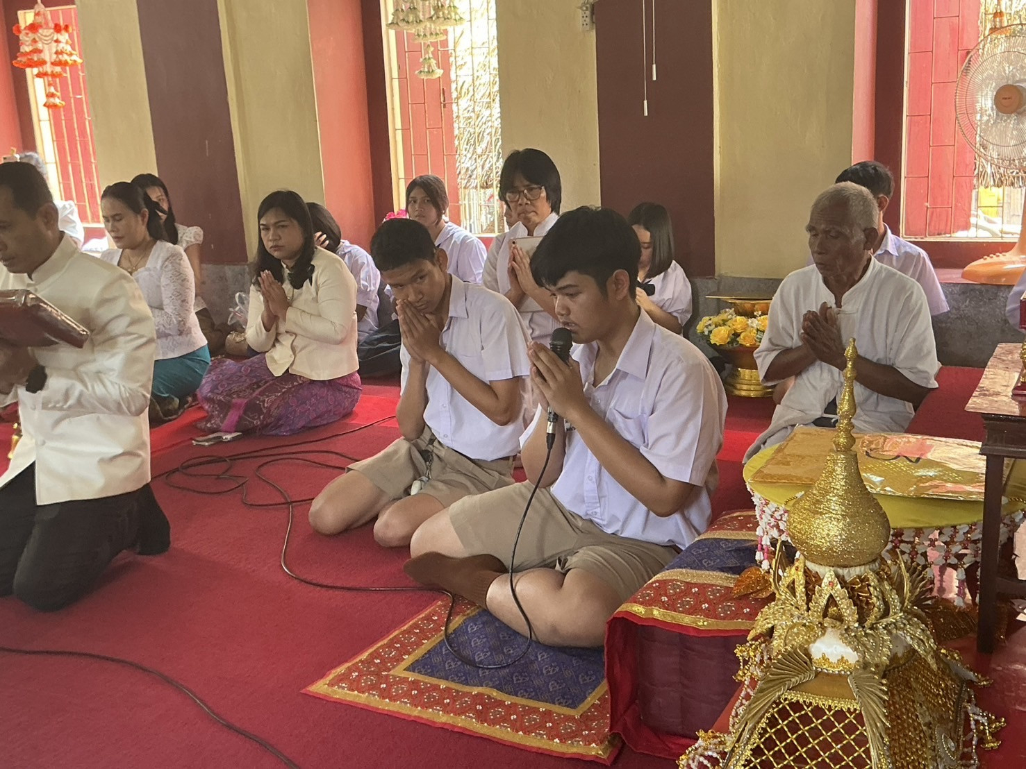 ภาพกล่าวคำถวายกฐินวัดโพธิ์ศรีธาตุ