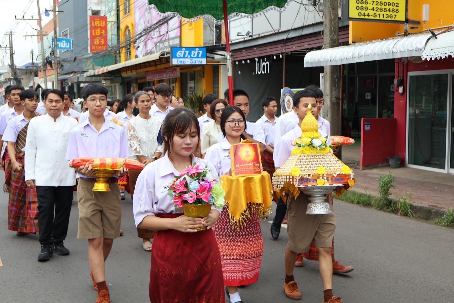 ภาพร่วมขบวนกฐินวัดจำปา